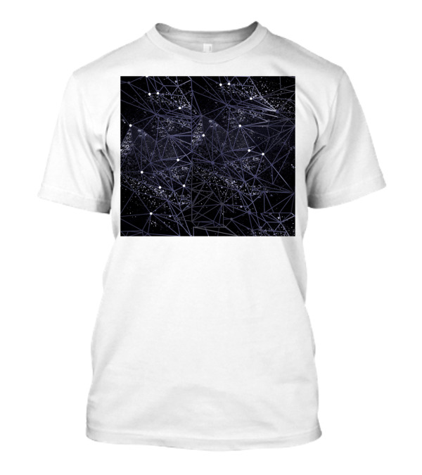 Geometry Of Space Network Stars Constellation T-Shirt