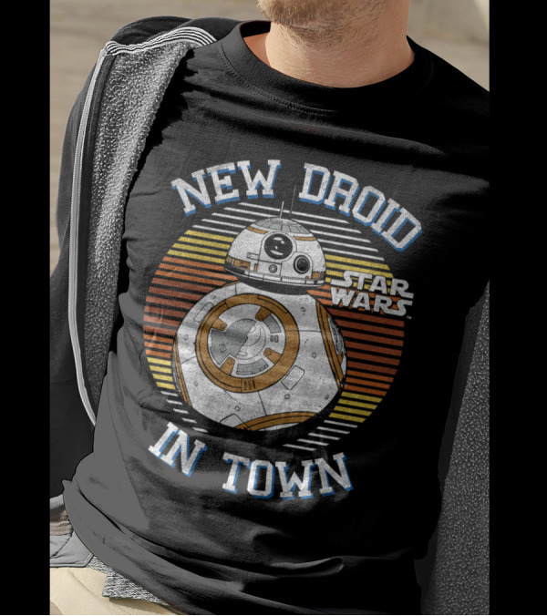 New Droid BB-8 Star Wars In Town T-Shirt