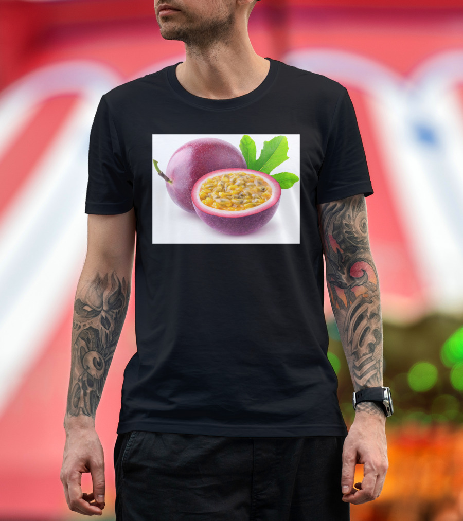 Cut Passion Fruits Art Fresh Juicy T-Shirt