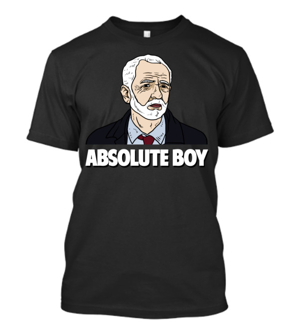Jeremy Corbyn Absolute Boy Drawing With Suit And Red Tie T-Shirt