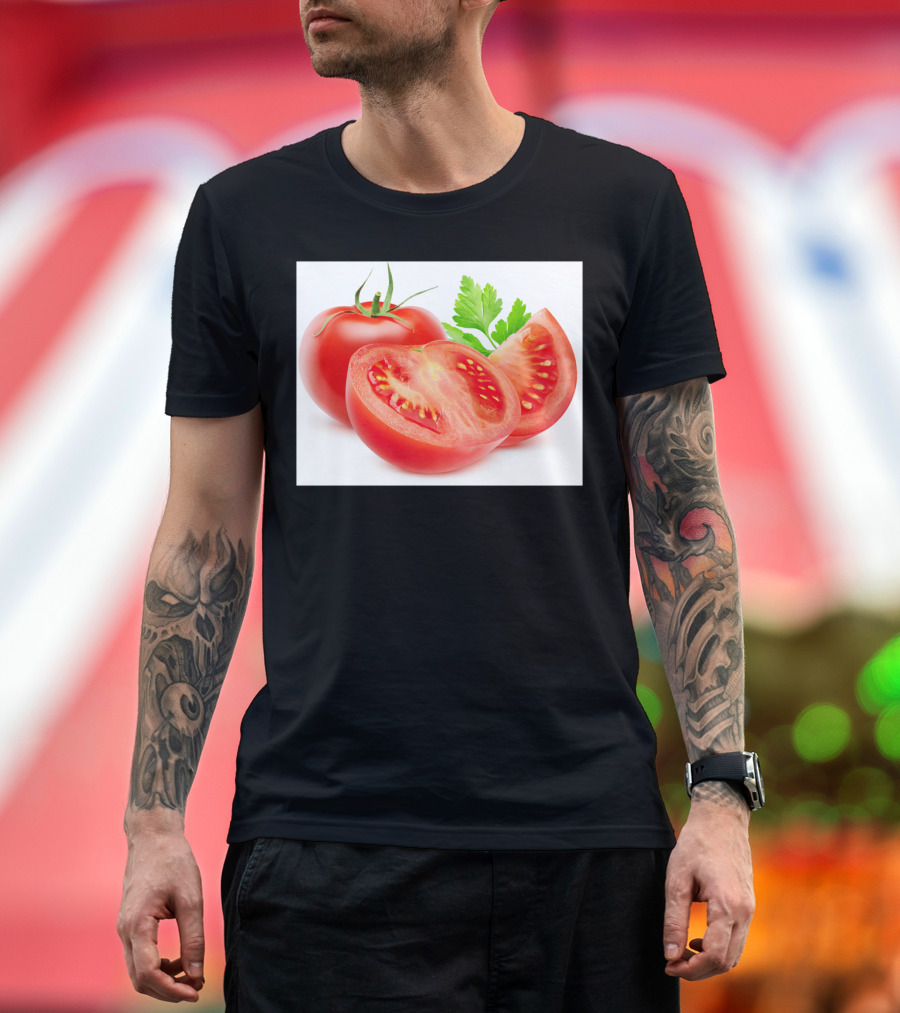 Cut Tomatoes with Parsley Deluxe P T-Shirt