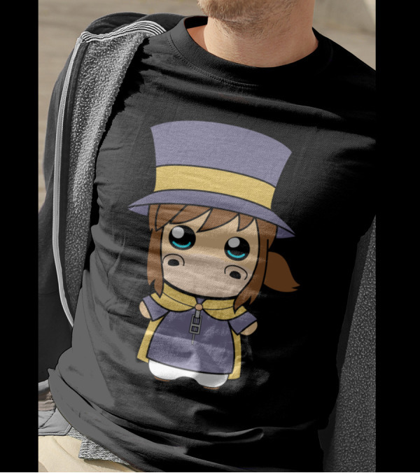 A Grunty In Time Hat Kid Crossover Cute Anime Style Character T-Shirt