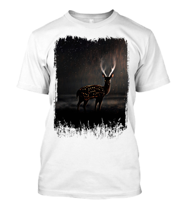 Ghost Of A Deer Starry Night Stag T-Shirt