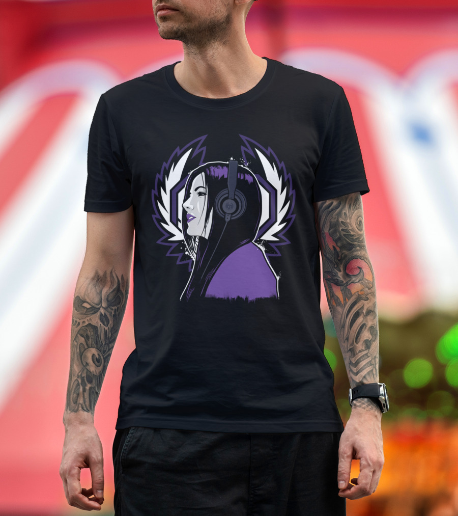 KayPea Headphones Wings Gaming T-Shirt