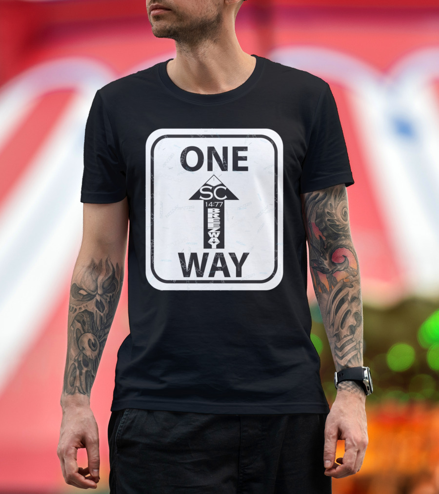 SC 14:77 Breezway One Way Sign T-Shirt