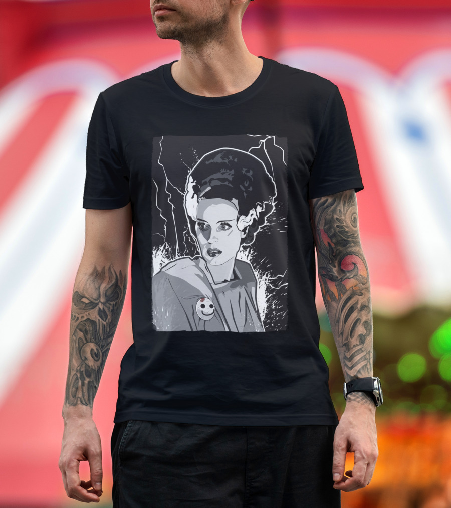 Bride of Frankenstein Vintage Horror Classic T-Shirt