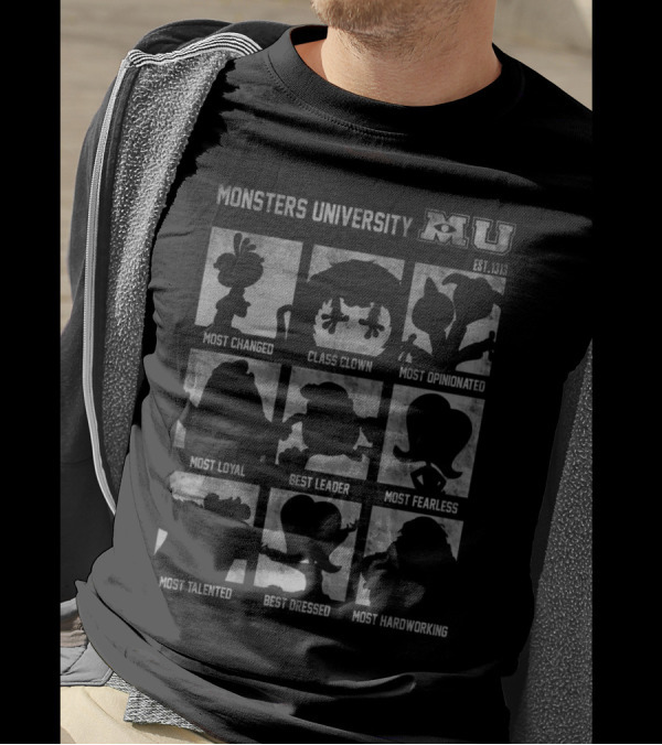 Monsters University MU Class Most Changed Most Loyal Best Dressed T-Shirt