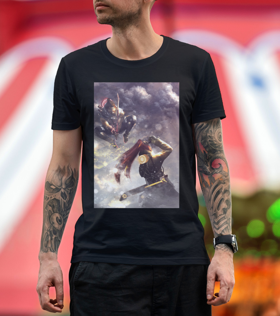 Bring It On Art Pri Ninja Battle Scene T-Shirt