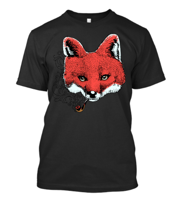 Fox Smoking Pipe T-Shirt