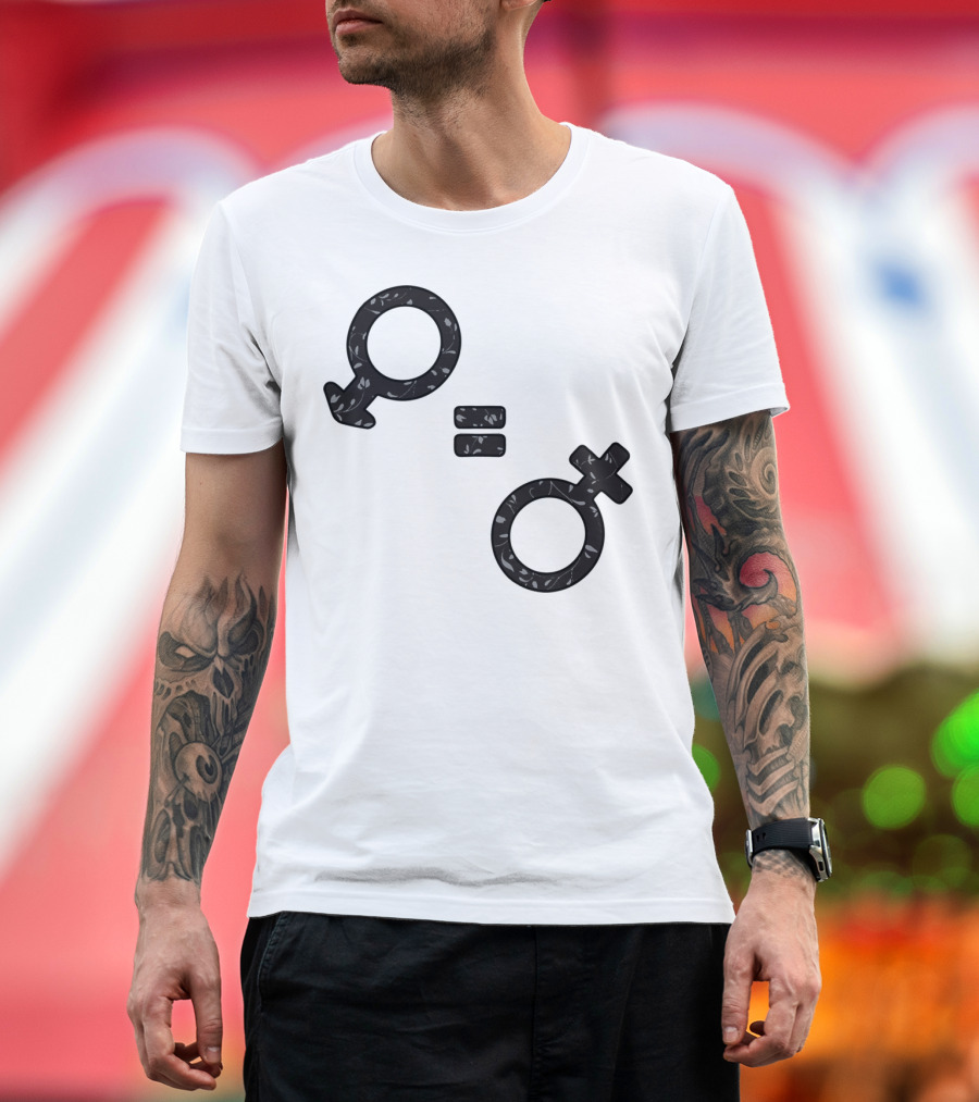 Equal Rights Gender Equality Male Female Symbols T-Shirt