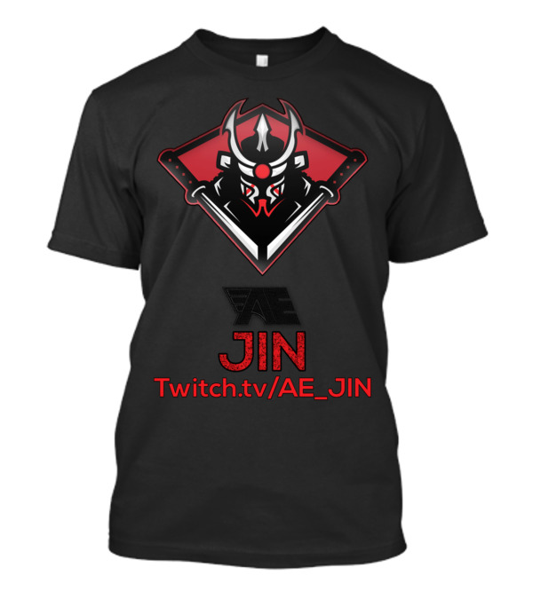 AE Jin Samurai Logo Twitch.tv/AE_JIN Esports Player T-Shirt