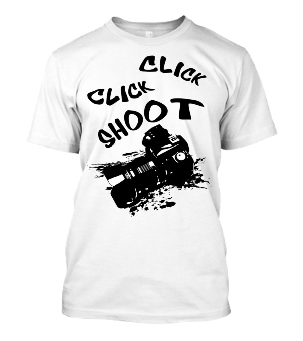 Click Click Shoot Camera Photography T-Shirt