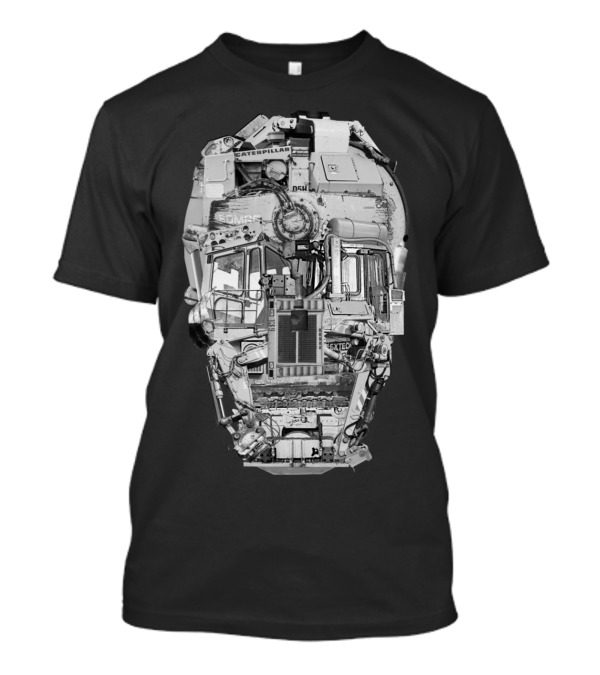 Caterpillar Machine Skull Build T-Shirt