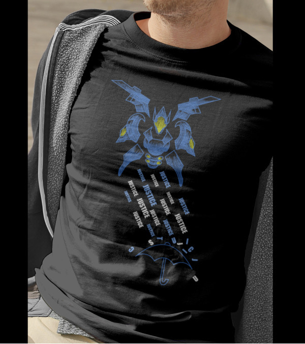 Cloudy With A Chance Of Justice Robotic Justice Storm T-Shirt