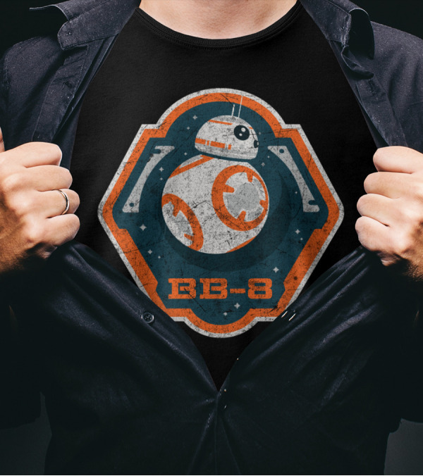 BB-8 Badge Star Wars Resistance Droid Emblem T-Shirt