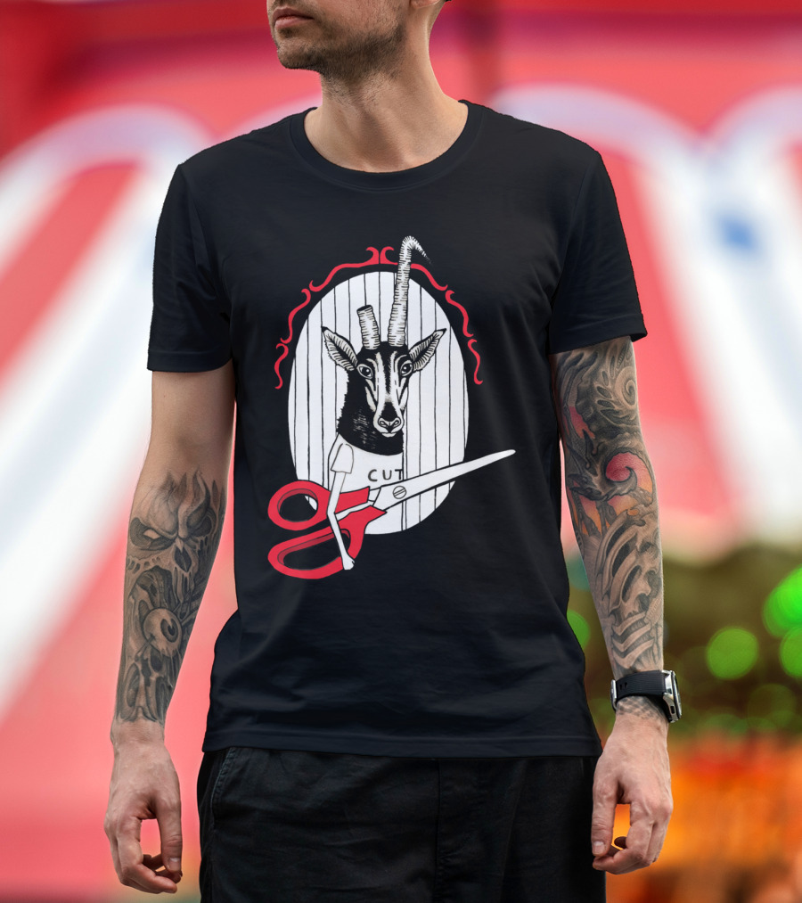 African Antelope Cut Scissors T-Shirt