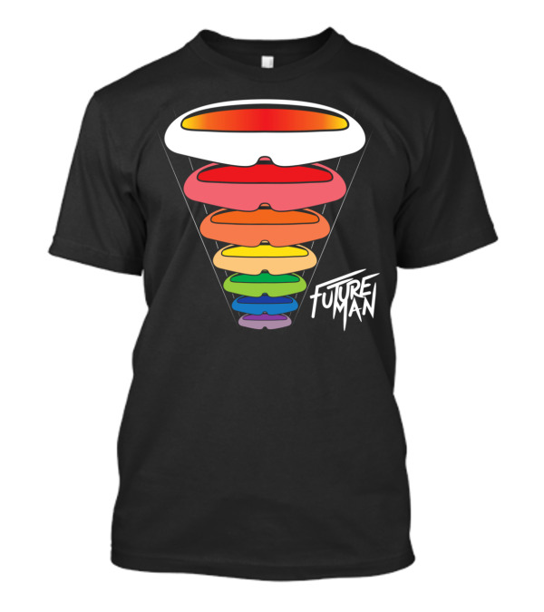 Visorception Future Man Rainbow Layers T-Shirt