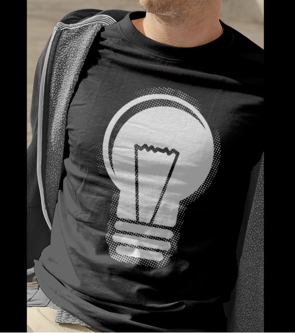Idea Light Bulb Vintage Pop T-Shirt