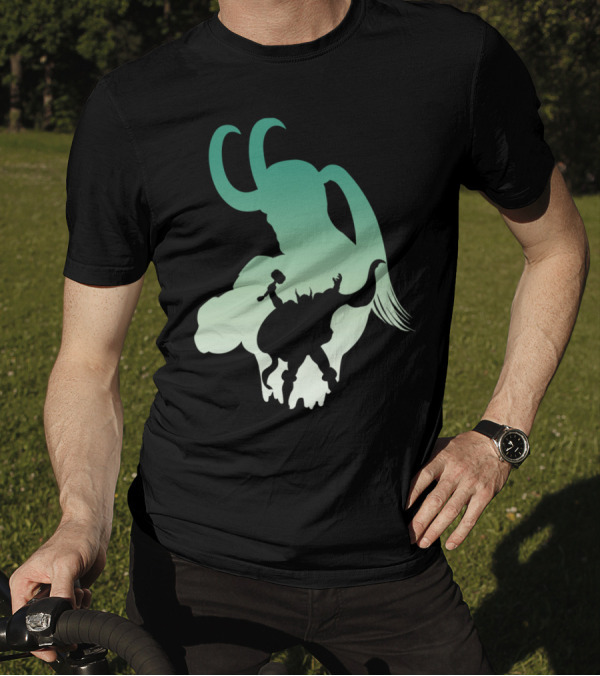 Loki Thor Shadow Battle Mjolnir T-Shirt
