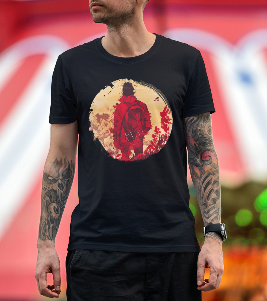 Wander Child Hiking Adventure in Red Forest T-Shirt