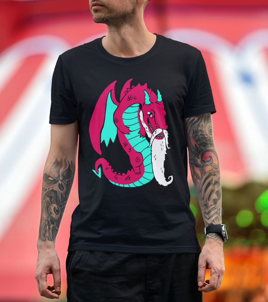 Bearded Dragon Retro Cartoon T-Shirt