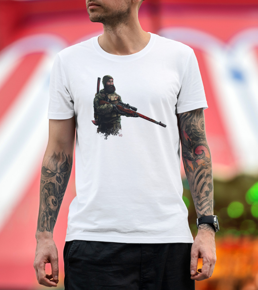 Dado Overlay Hunter Camouflage Rifleman T-Shirt