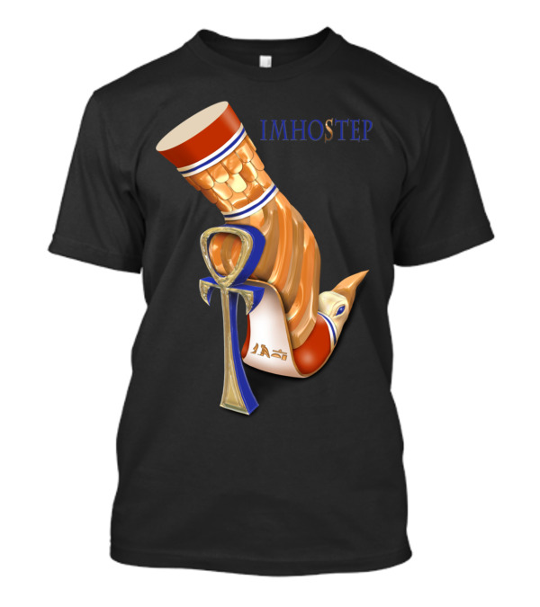 Imhotep Egyptian Architect Ankh T-Shirt