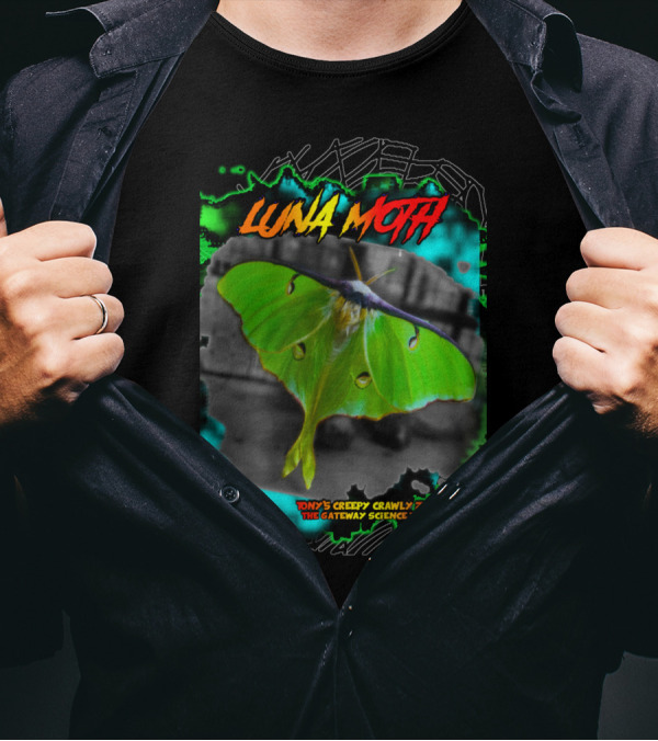 LUNA MOTH TONY'S CREEPY CRAWLY ZOO THE GATEWAY SCIENCE TOUR T-Shirt
