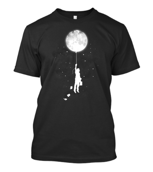Goodnight And Goodbye Moon Balloon Journey T-Shirt