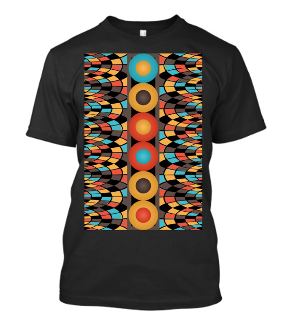 Colorful Geometric Circles T-Shirt