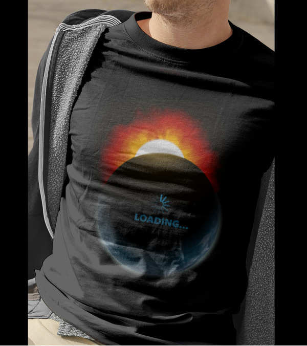 Eclipse Loading Sunrise Event Horizon T-Shirt
