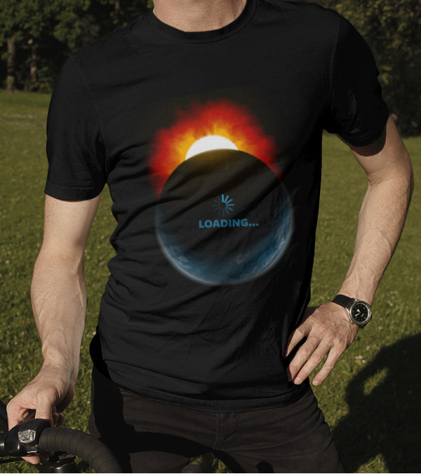 Eclipse Loading Sunrise Event Horizon T-Shirt