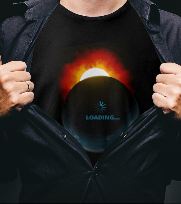 Eclipse Loading Sunrise Event Horizon T-Shirt