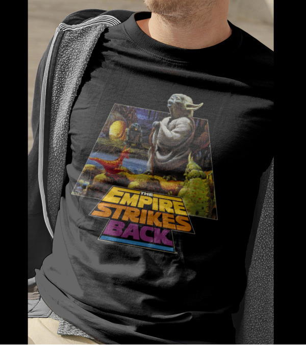 The Empire Strikes Back Master Of Dagobah Yoda Scene T-Shirt