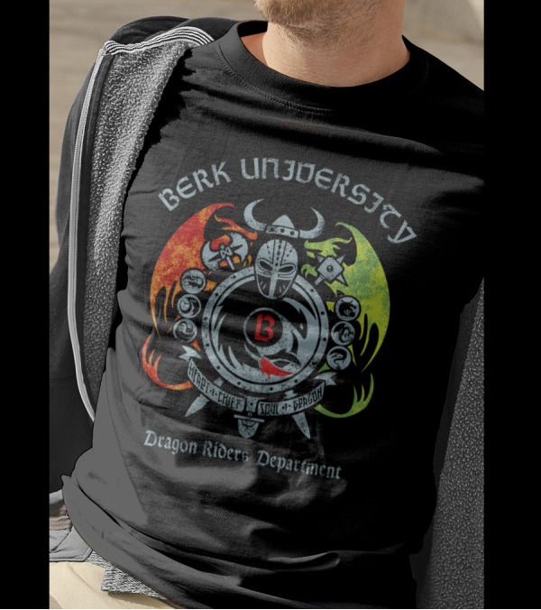 Berk University Dragon Riders Department Hiccup Chief Soul Of Dragon T-Shirt