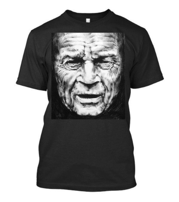 Squinting Man By Theb Face Drawing T-Shirt