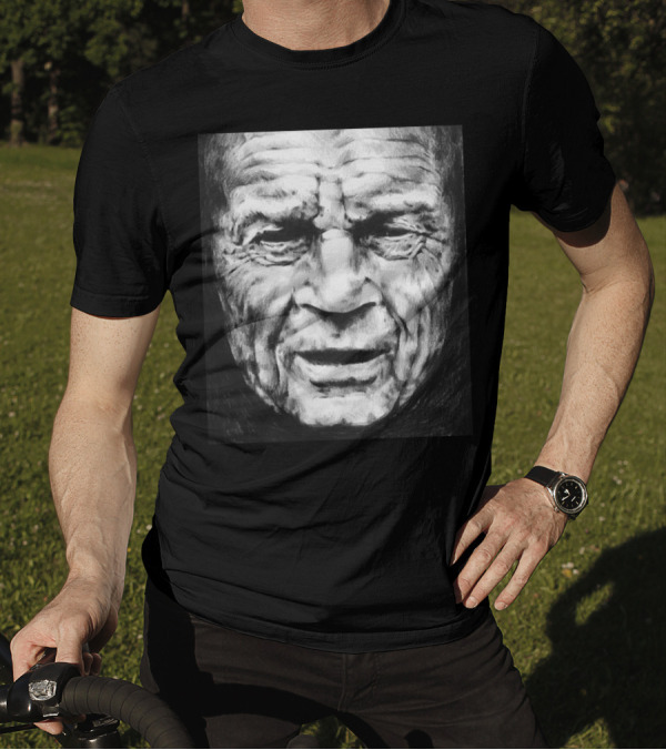 Squinting Man By Theb Face Drawing T-Shirt