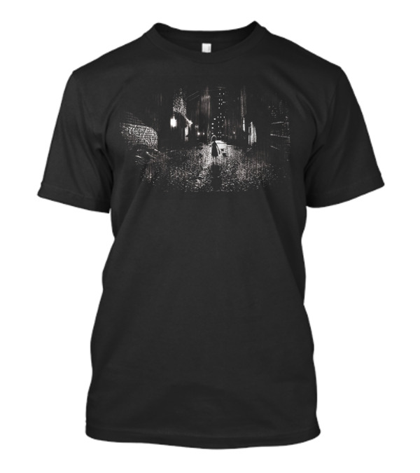 In To The Wild Noir City Rain Stroll T-Shirt