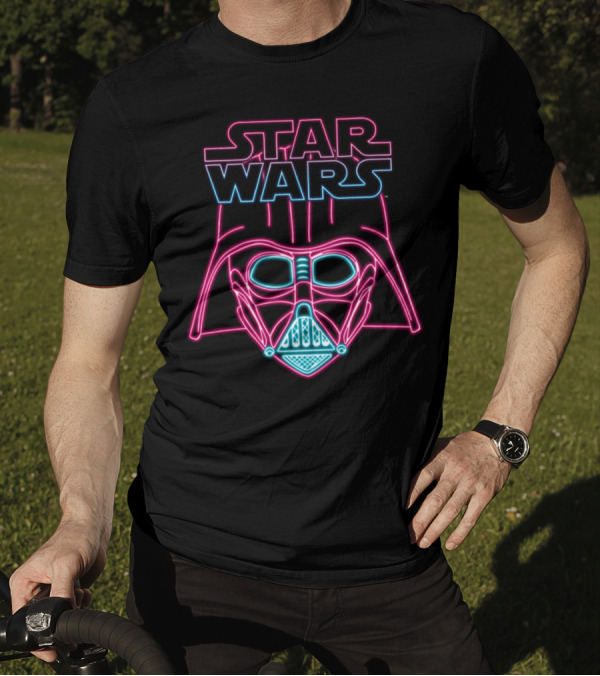 Star Wars Darth Vader Neon Sign T-Shirt