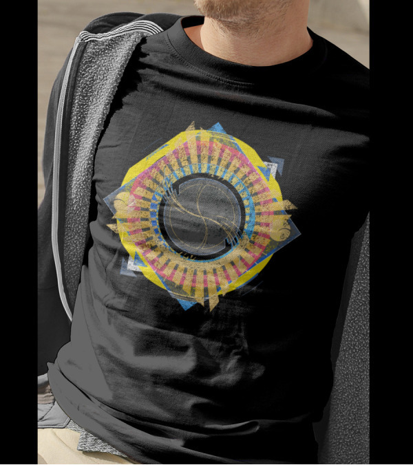 An Ode To Poe Geometric Basketball Mandala T-Shirt