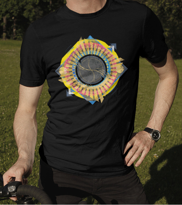 An Ode To Poe Geometric Basketball Mandala T-Shirt
