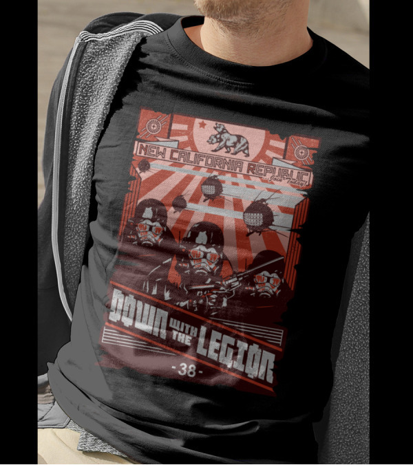 New California Republic Bear Today Down With The Legion 38 T-Shirt