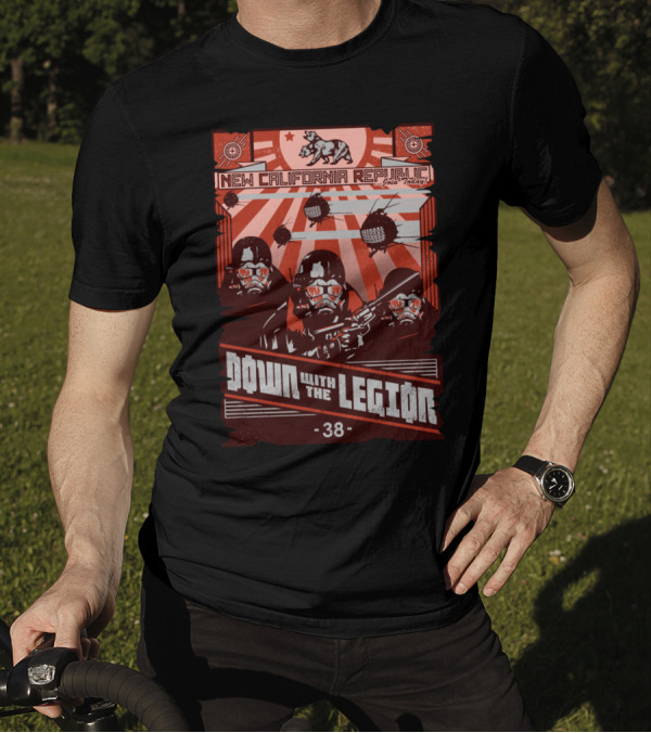 New California Republic Bear Today Down With The Legion 38 T-Shirt