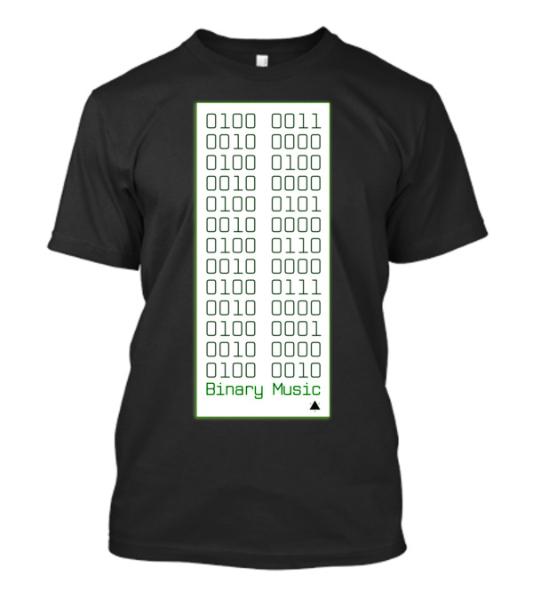 Binary Music 0101 0110 0100 0010 0111 0101 T-Shirt