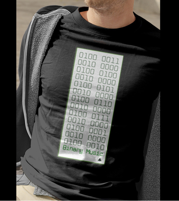 Binary Music 0101 0110 0100 0010 0111 0101 T-Shirt