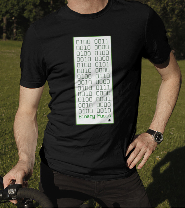 Binary Music 0101 0110 0100 0010 0111 0101 T-Shirt