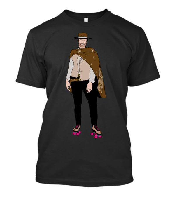 The Man With No Name Roller Skates Vibing Clint T-Shirt