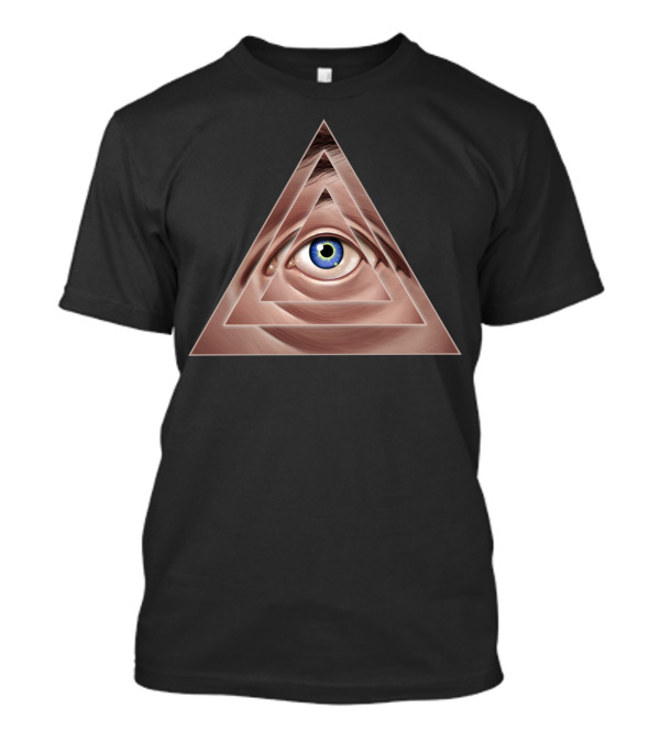 Control System Eye In Pyramid Layers T-Shirt