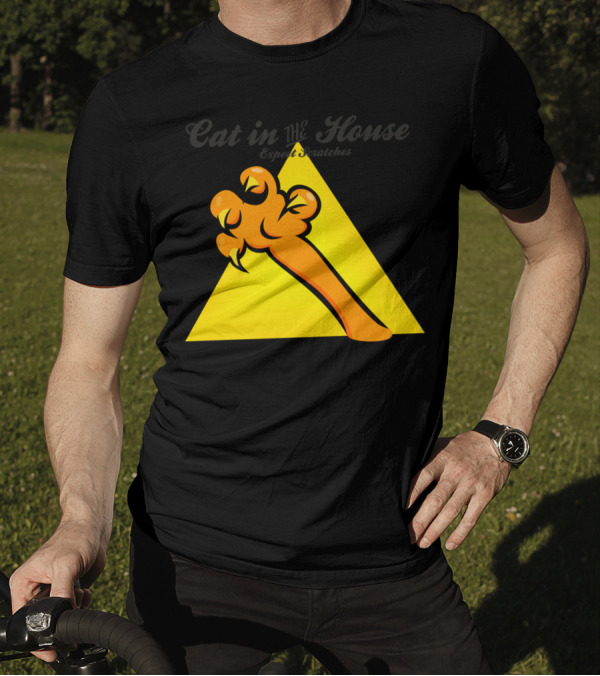 Cat In The House VDS2 Scratchpaw Triangle T-Shirt