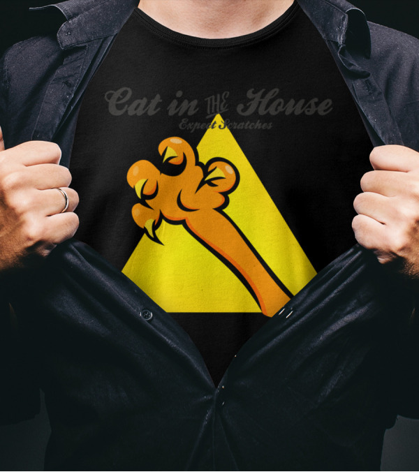 Cat In The House VDS2 Scratchpaw Triangle T-Shirt